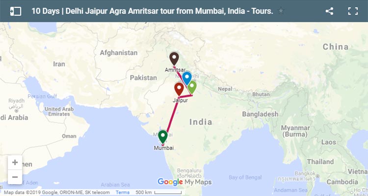 delhi agra amritsar tour package from mumbai